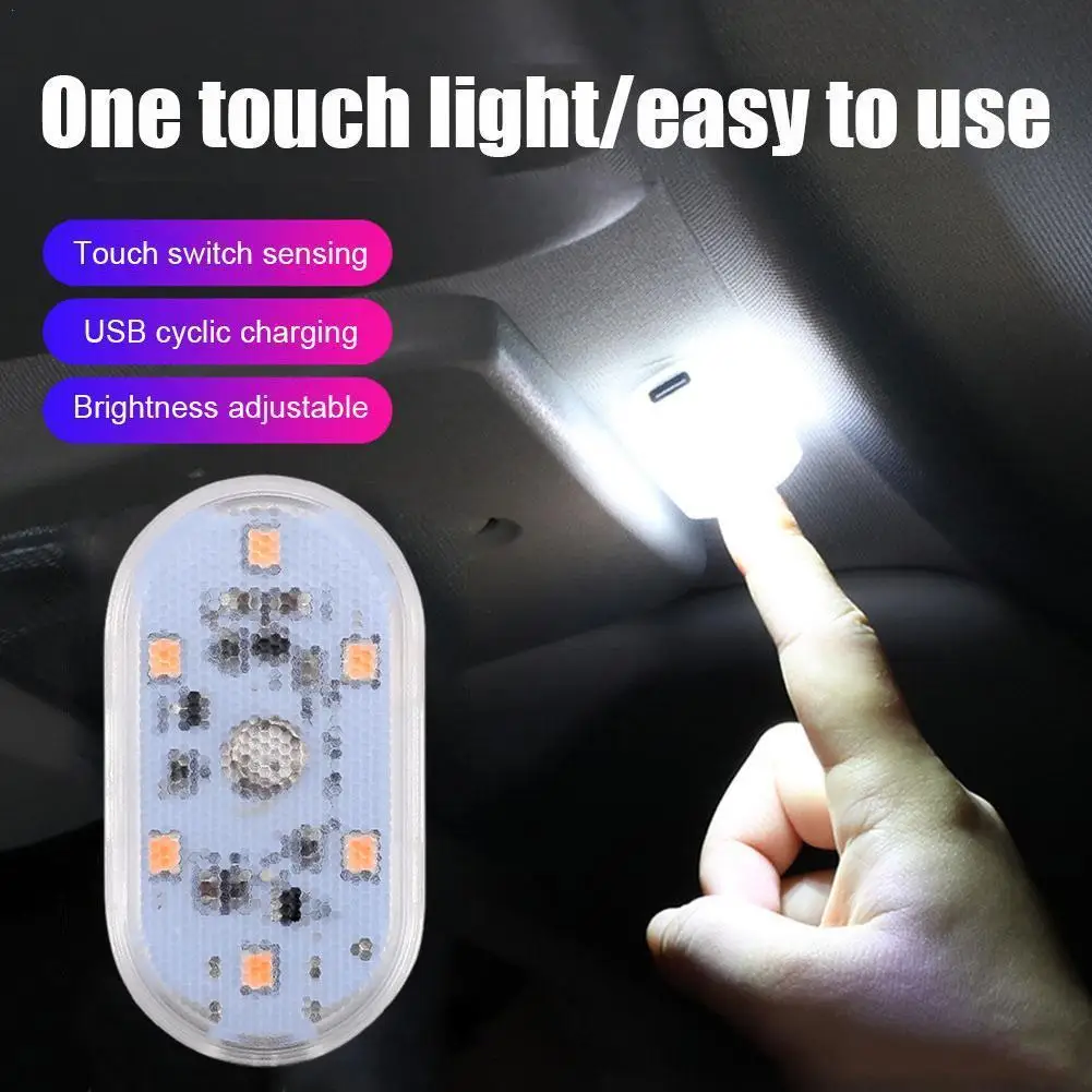 Wireless Led Lights For Car Interior Interior LED Light Car Trunk Light Ceiling Lamps Magnetic Maual Sensing Mode Lamp