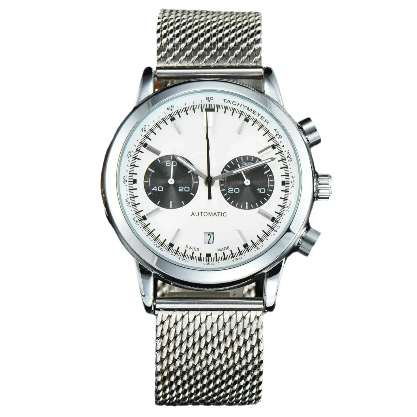 2025 جديد ريترو الأمريكية الكلاسيكية ووتش التقويم الهاتفي 10ATM مضيئة جلدية الفولاذ المقاوم للصدأ خمر ساعات الكوارتز