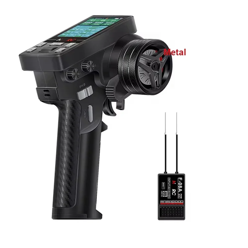 

B49B-CT-8B 8CH Transmitter Remote Controller 2.4Ghz Radio+F-08A Receiver For RC Model Car Boat Drone Quadcopter Accessories