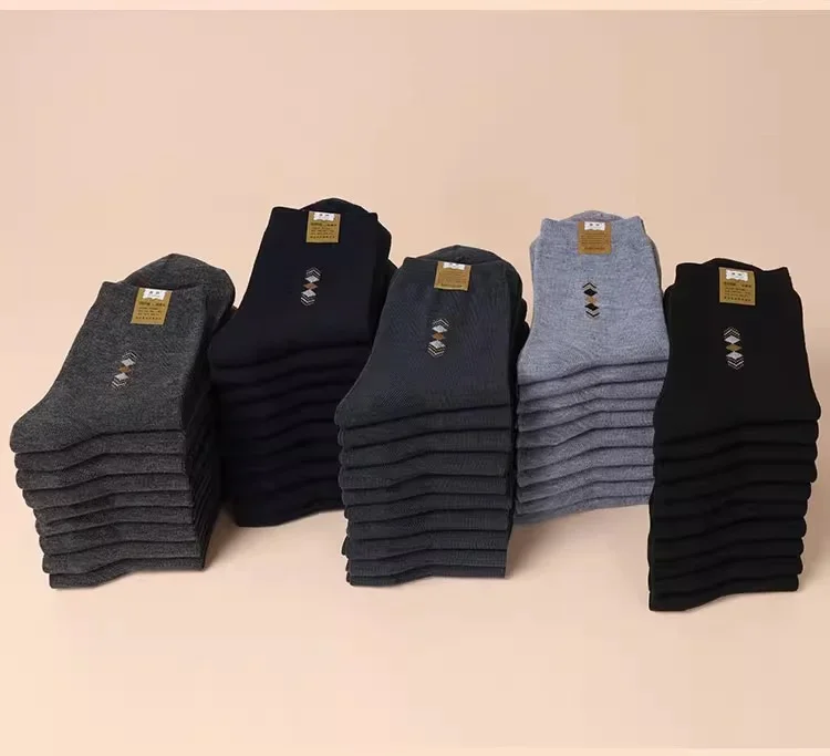 5 Paar/Lot Herrenmode-Socken für vier Jahreszeiten, Freizeit, atmungsaktiv, Deodorant, mittellang, hohe Qualität – Detail 10