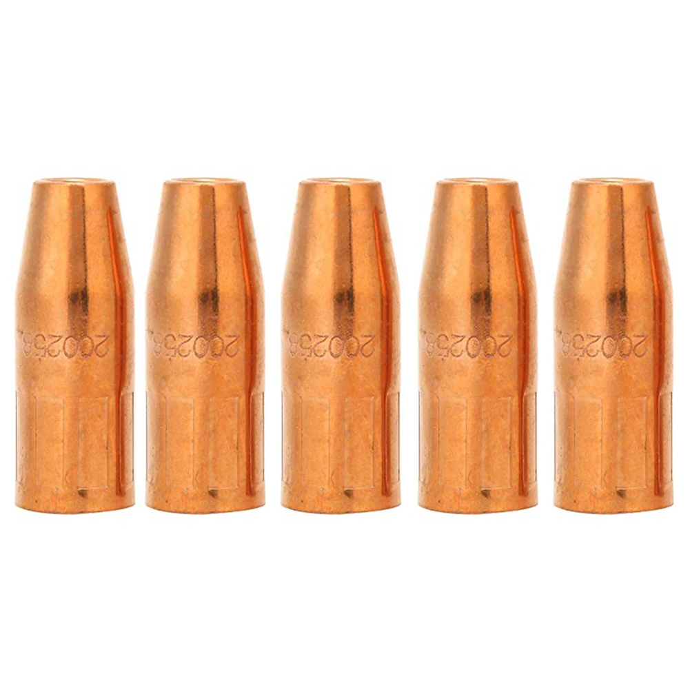200258 For MIG Welding Nozzle Recessed Tip 12 Inch Compatible with For Miller M25 M40 Copper Gas Welding Parts
