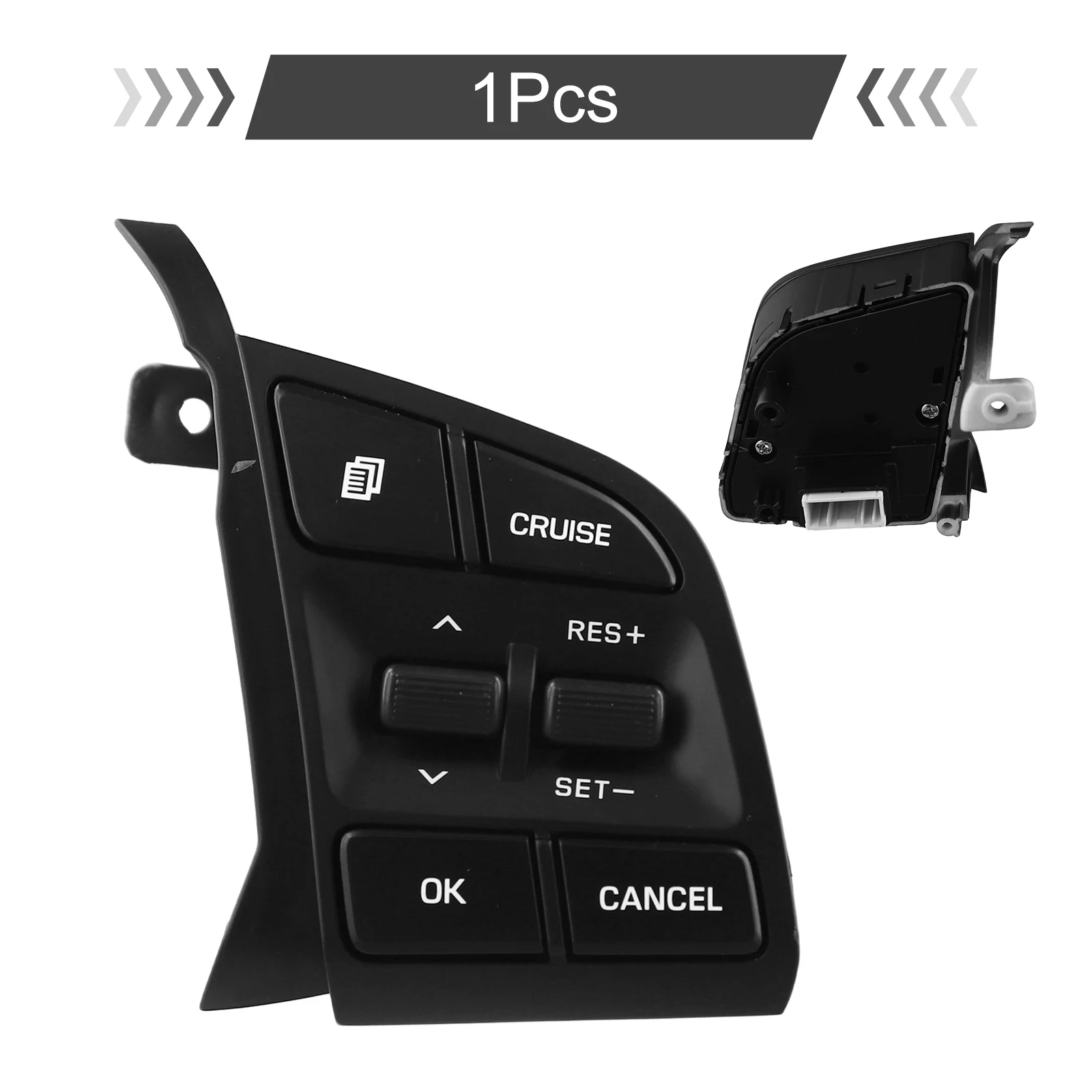 

Car Steering Wheel Steering Wheel Control Color Black Black Color Direct Replacement Easy Installation For Hyundai Tucson 2017