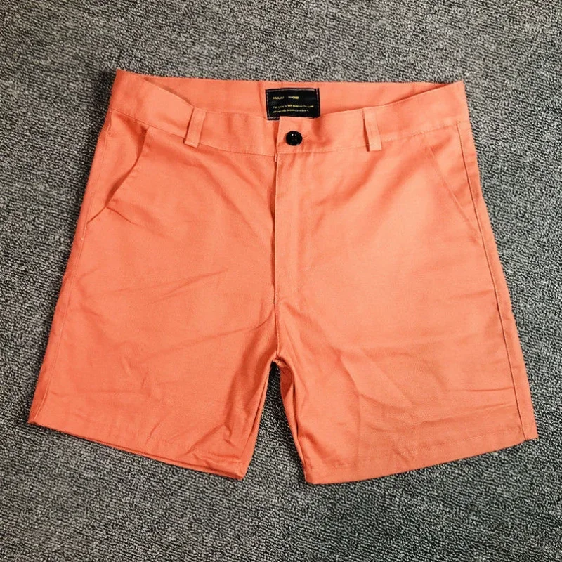 Male Short Pants Elastic with Zippers Off White Men\'s Shorts Pockets Casual Summer Personalizate Xl Dry Fit 3 Quarter Cortos Ice