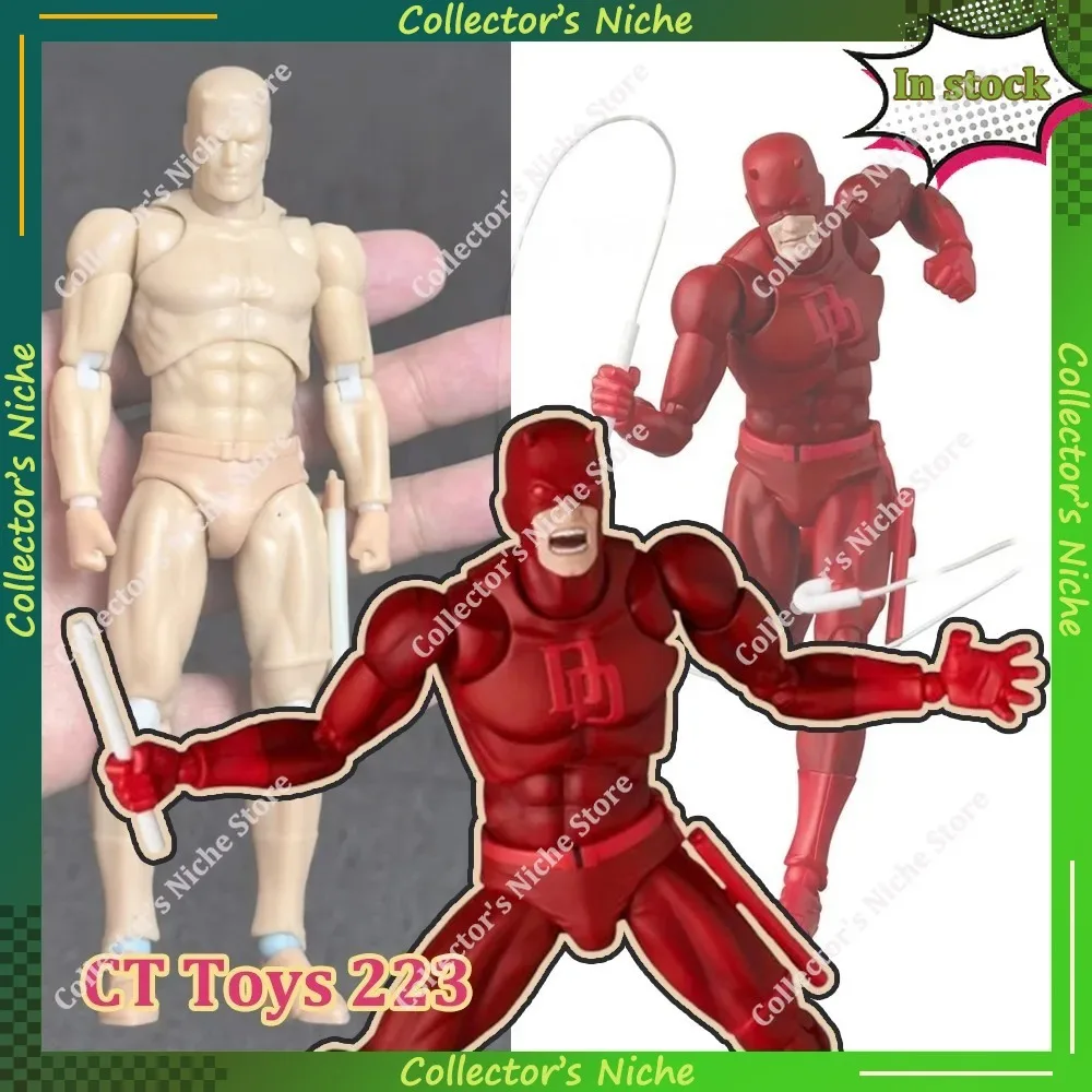 

Hot-New Ct Toys Daredevil Figure Mafex 223 Comic Version SHF Anime Action Figure Figurine Statue Model Custom Gifts Kids Toys