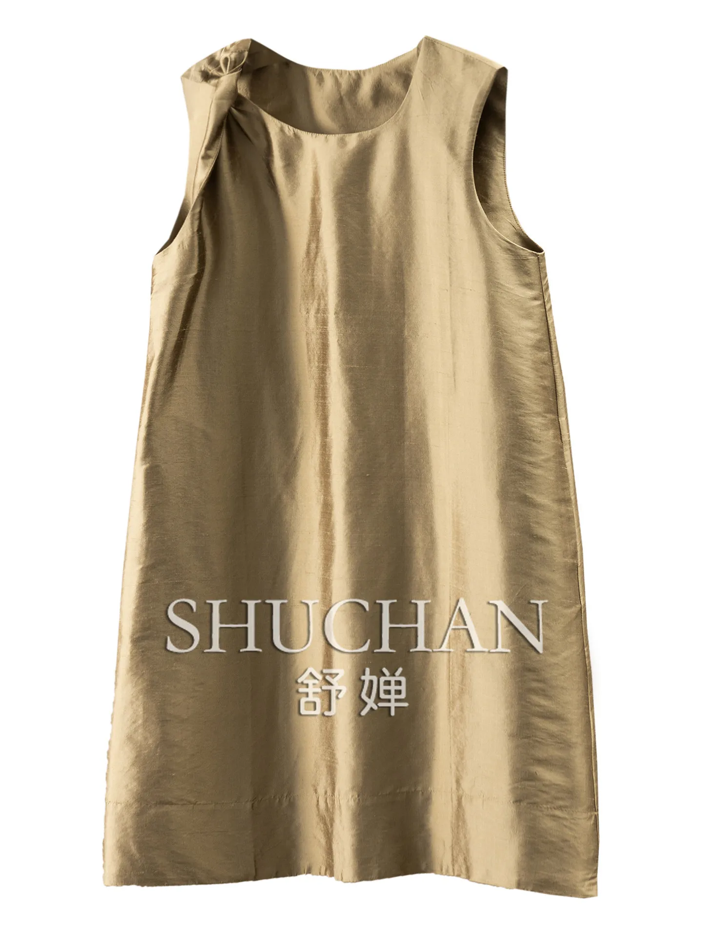 

Luxury Dresses Summer Old Money Private Collection, Rare Silk Double Palace Kink Vest Dress Women's 63L2