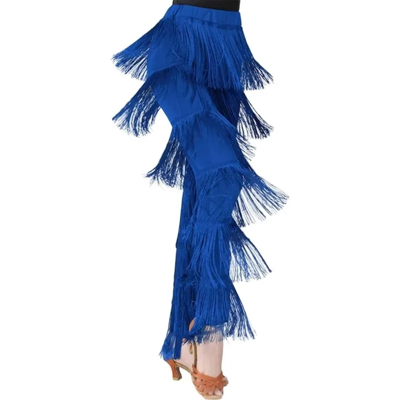 Latin Dance Pants Fringed Dance Pants Bull Dance Pants Dance Pants Latin Dance Ballroom Dance Fringed Dance Pants Practice Pants