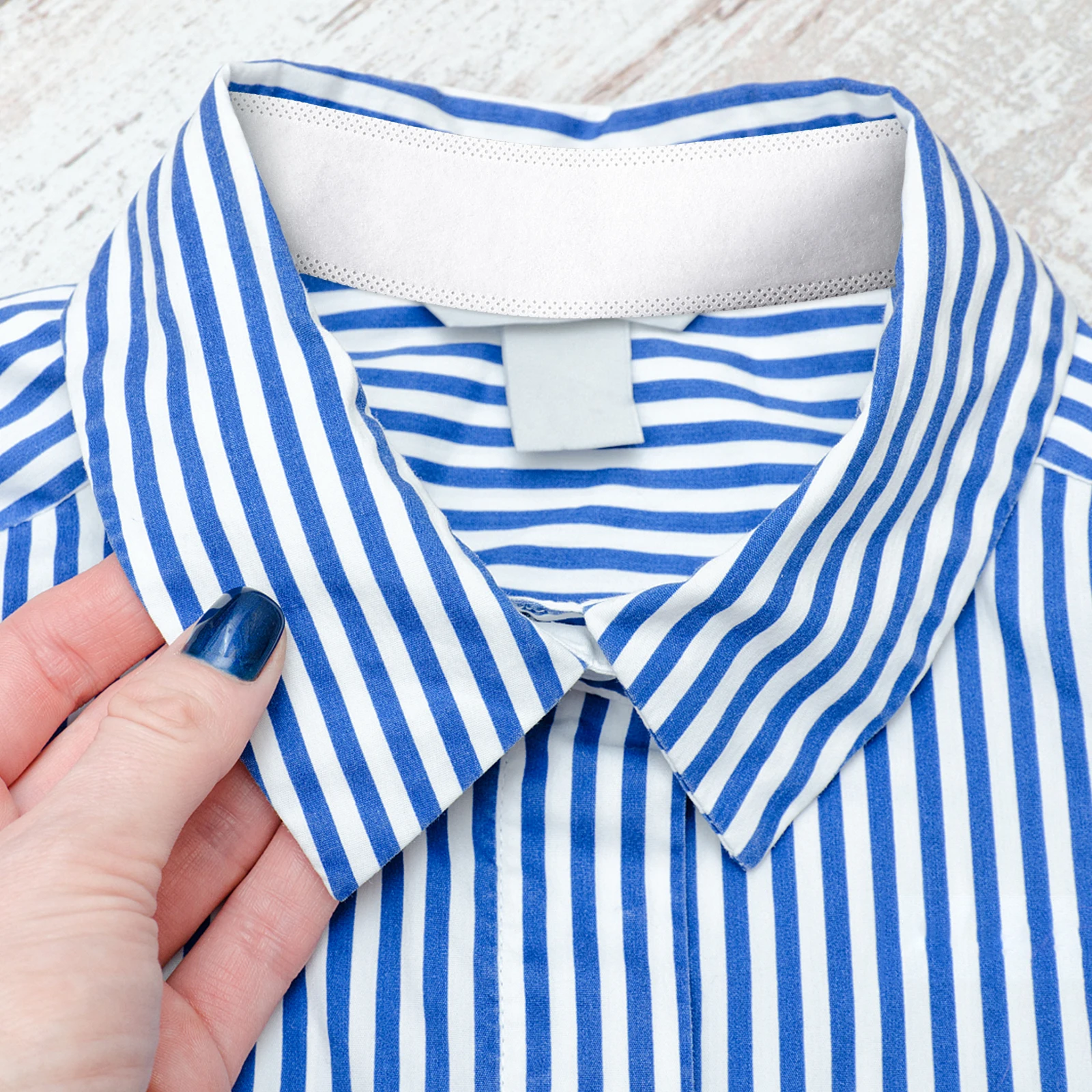 

50pcs Disposable Sweatbands Quick Dry Hat Bands Collar Protection Non Woven Fabric Absorbing Pads Comfortable Fitness