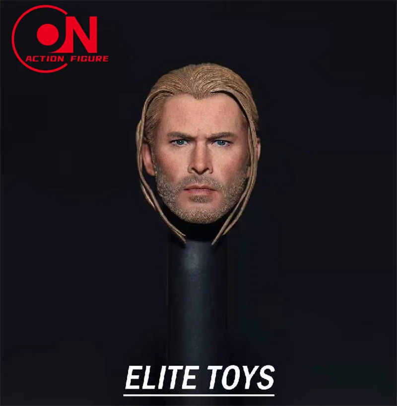 ELITE TOYS 1/6 Chris Hemsworth Braid Hair Head Sculpt Carving Model Fit 12 ''Male Soldier Action Figure bambole del corpo