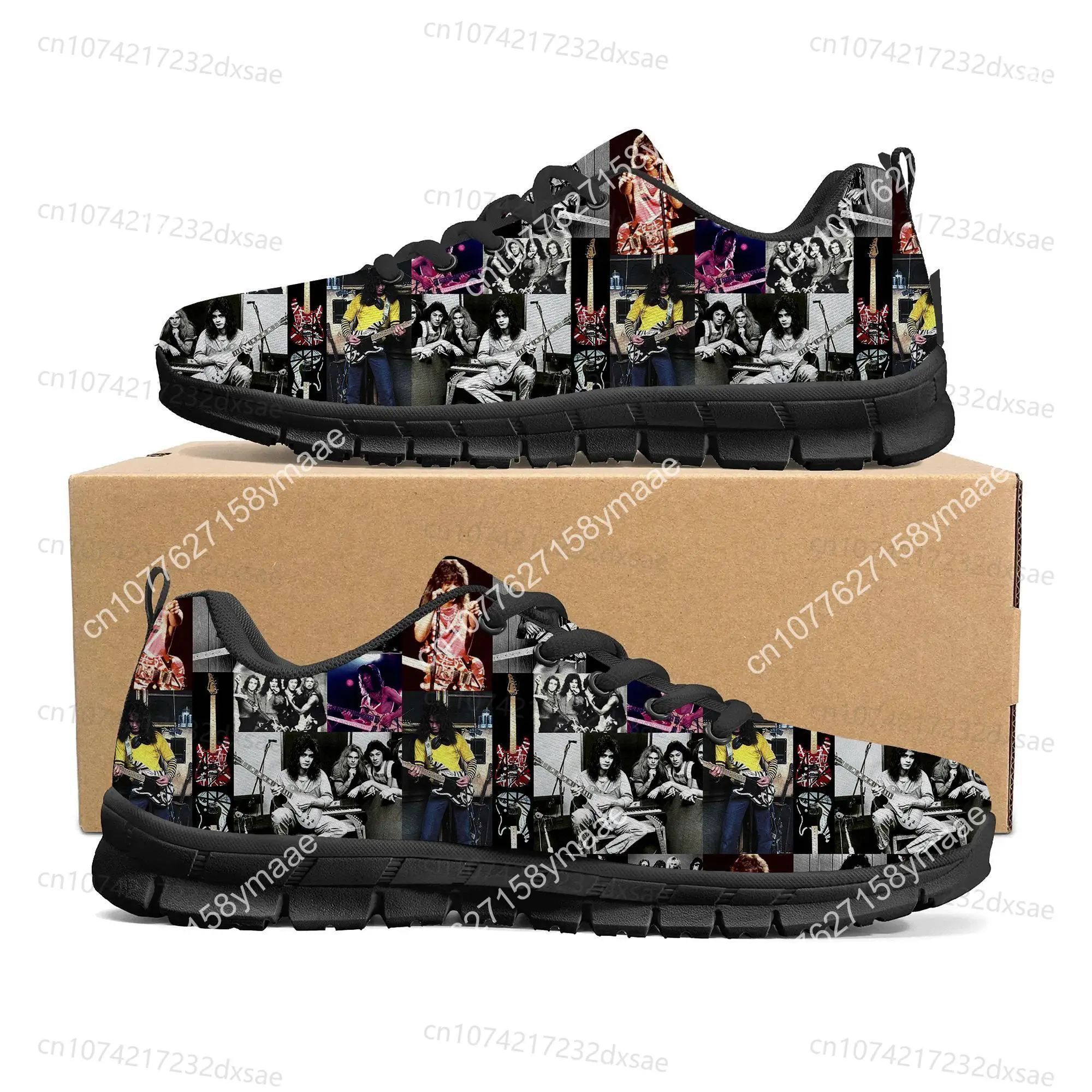 Van Evh 1984 Stripes Halen Sports Shoes Mens Women Teenager Kids Sneakers Rock Band 5150 Casual Custom Couple High Quality Shoes