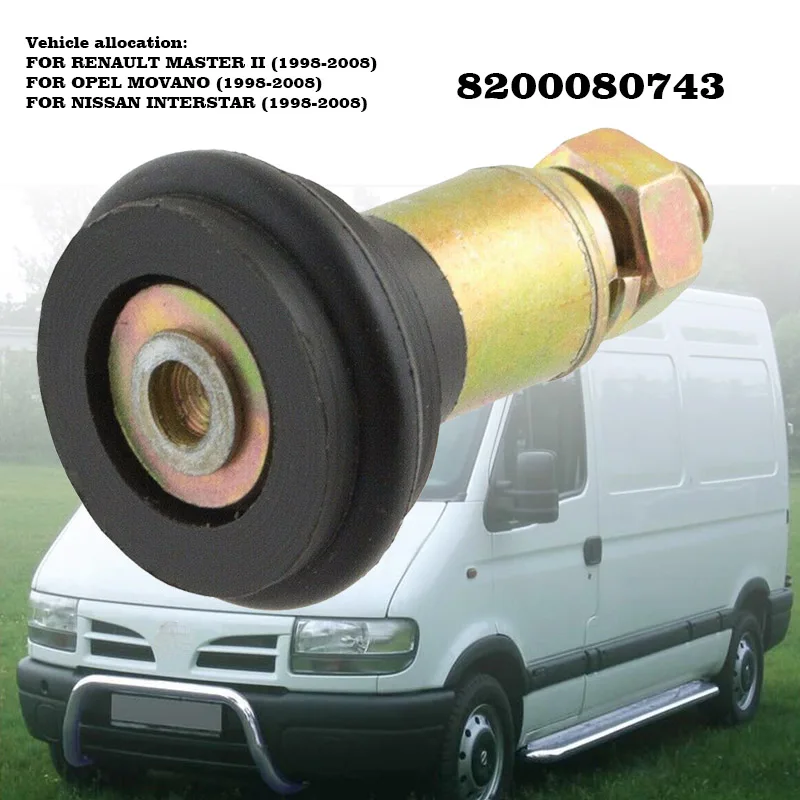 FOR Renault Master MK2 Opel Movano Nissan INTERSTAR X70 Sliding Door Top Roller Guide Wheels 8200080743, 7700352496, 7701048702