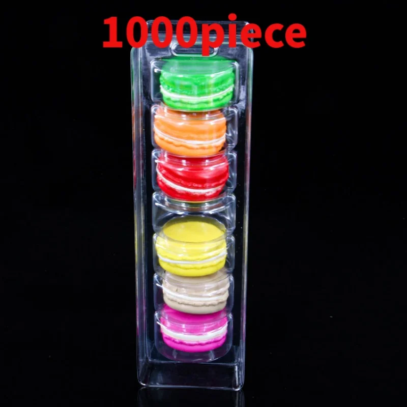 

10 00piece.Custom.macaron plastic packaging Eco takeway food retail cake pastry packaging box carton macarons cookie box