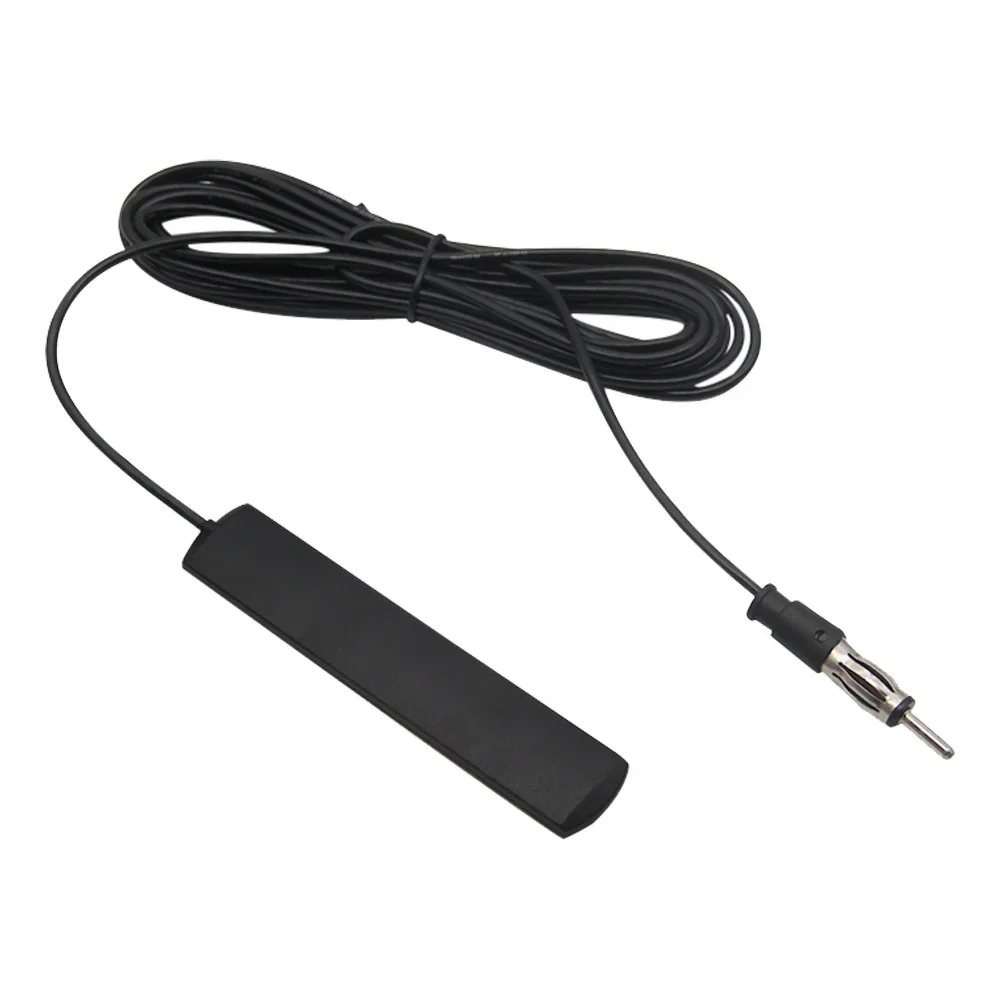 Car Radio FM Antenna Universal Booster Signal Amplifier Antenna Car Patch Radio Signal Amplifier Marine Motorcycle Accessories