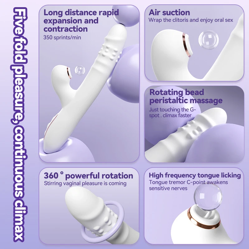 G-spot Vibrator for Women Clit Sucker Vacuum Clitoris Stimulator Silicone Heating Dildo Female Masturbation Sex Toy Adult Goods