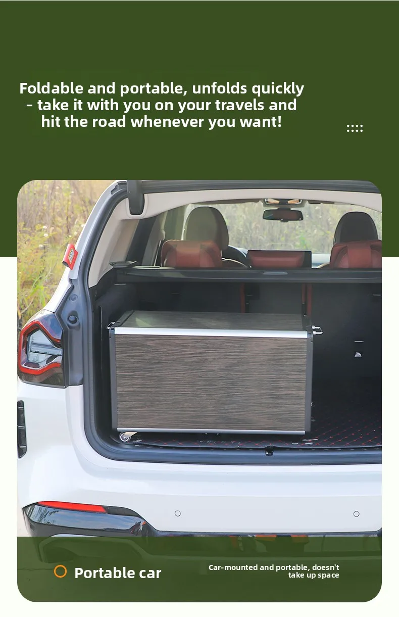 

BuLin's new outdoor 2026mobile kitchen firewood gas stove camping equipment car stove self-driving tour
