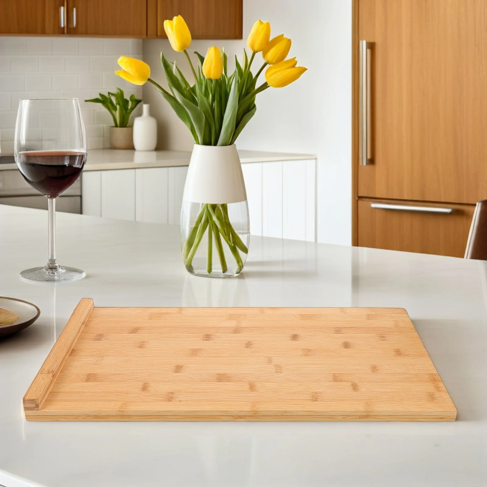 

Over The Stove Cutting Board with Lip Extra Large Kitchen Sink Cover Board for Chopping Kneading Meat Vegetables Dishwasher Safe