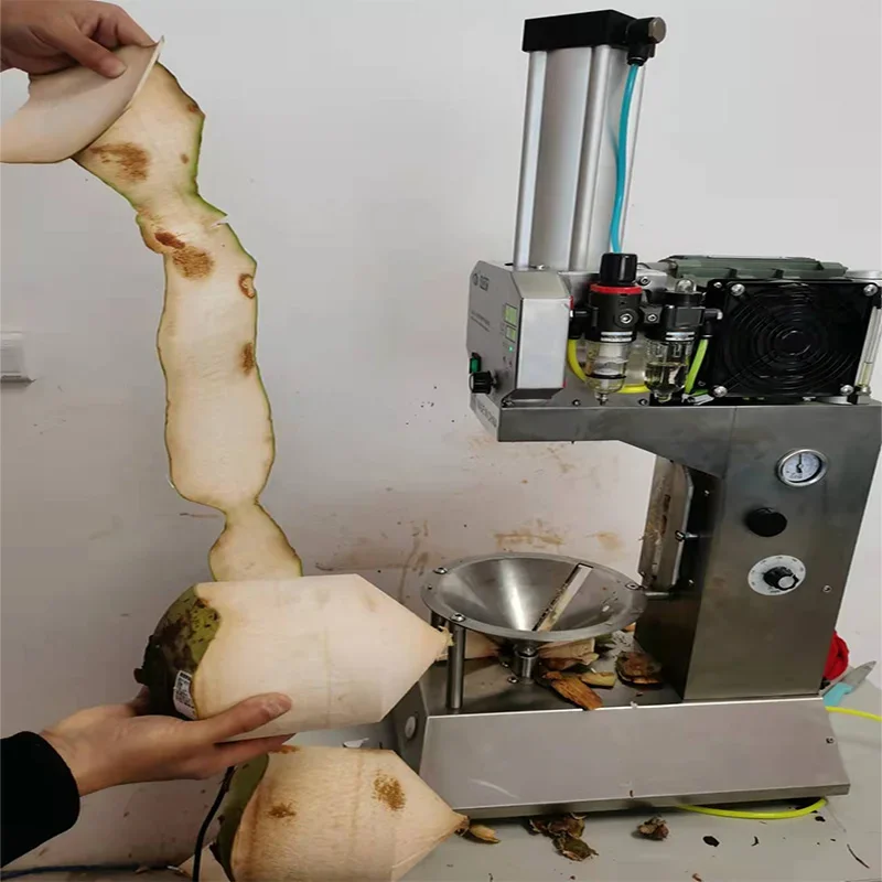 Industrial Full Automatic Coconut Peeling Machine/pineapple Peeler(coring&slicing)