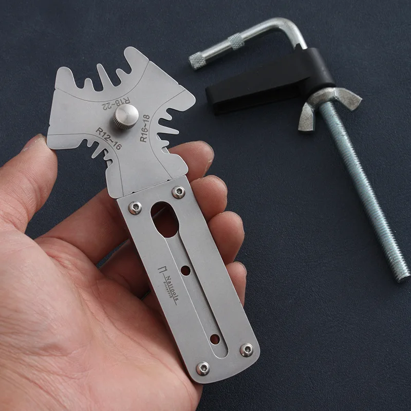 

Handmade Leather Zipper Artifact Solves Corner Problem, Code Installation Zipper Auxiliary Installation Tool