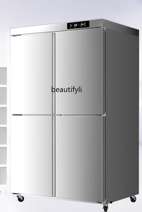 

Commercial refrigerator embedded large-capacity vertical refrigeration and freezing hotel back kitchen freezer