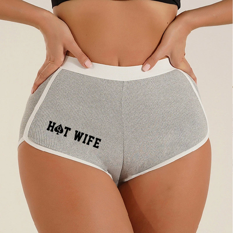 HOT WIFE Seamless Solid Color Panties Women\'s Sexy Boyshort Cute Girl Underwear Ladies Boxers Abdominal Lifting Hip Sports Youth