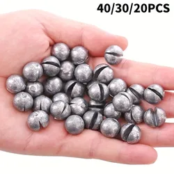 Split Shot Fishing Weights Sinkers, Lead Fishing Sinkers Weights, Removable Round Fishing Sinkers,7g/5g/4g/3g/2g/1g