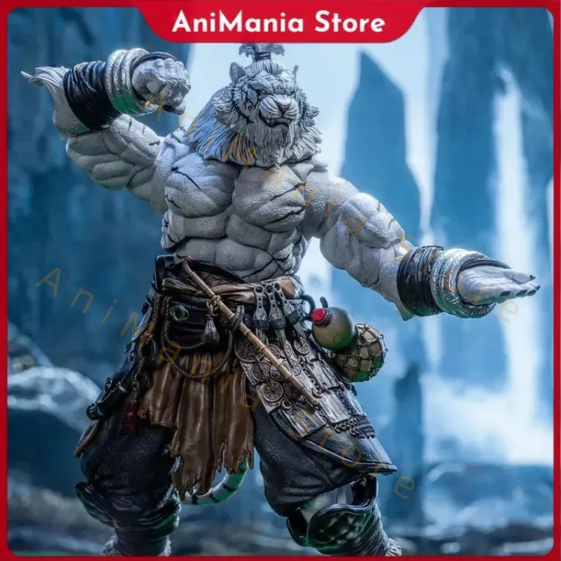 [In Stock] Jiangmeng White Tiger 1/12 Planet Furui White Tiger Tiger Man Extra Color Version Actual Doll Figure Model Toys