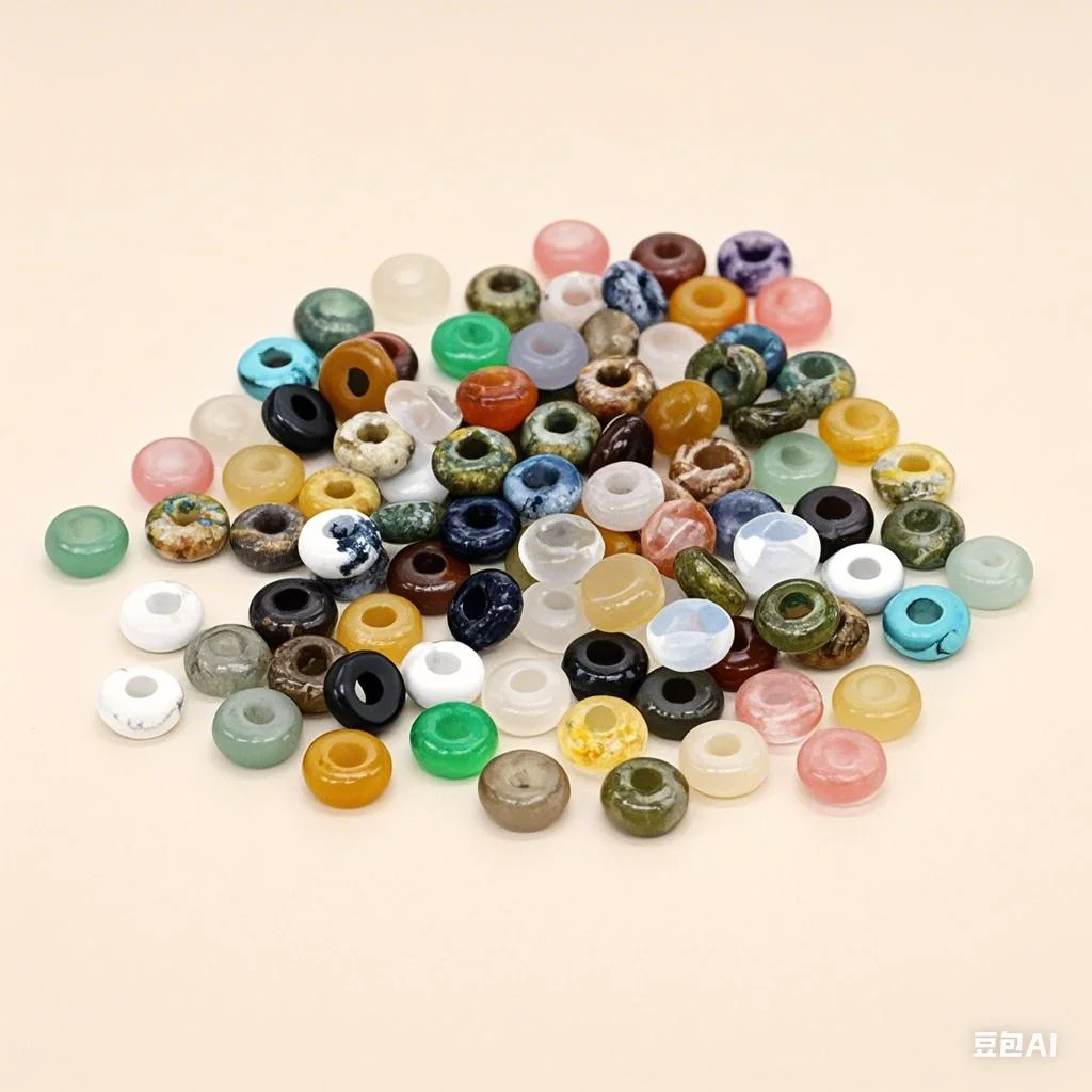 100pc/lot Natural Stone Agates Beads Abacus Shape Big Hole Unakite Rose Quartz Beads for Jewelry Making DIY Necklace Bracelet