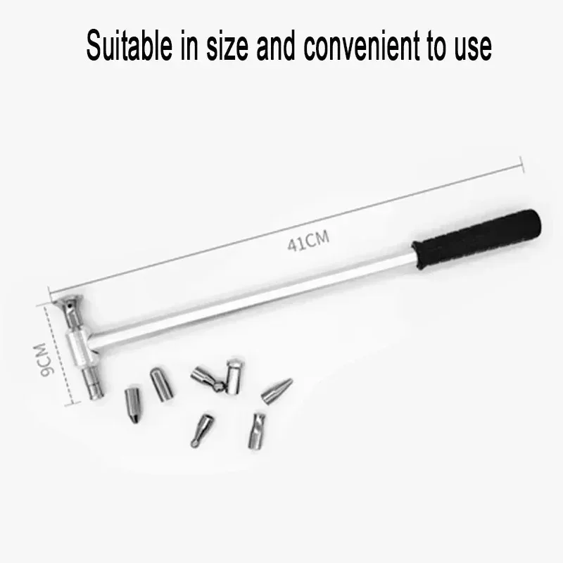 

Автомобильный молоток для измерения уровня, молоток для гвоздей, инструменты для ремонта вмятин краски, автомобильный набор для удаления вмятин, портативный инструмент, замена головы