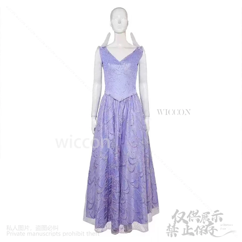 Anime Movie WICKED Cosplay Glinda Cartoon Fiary Clothing Lolita Dress Wigs Adult Women Roleplay Halloween Christmas Customized