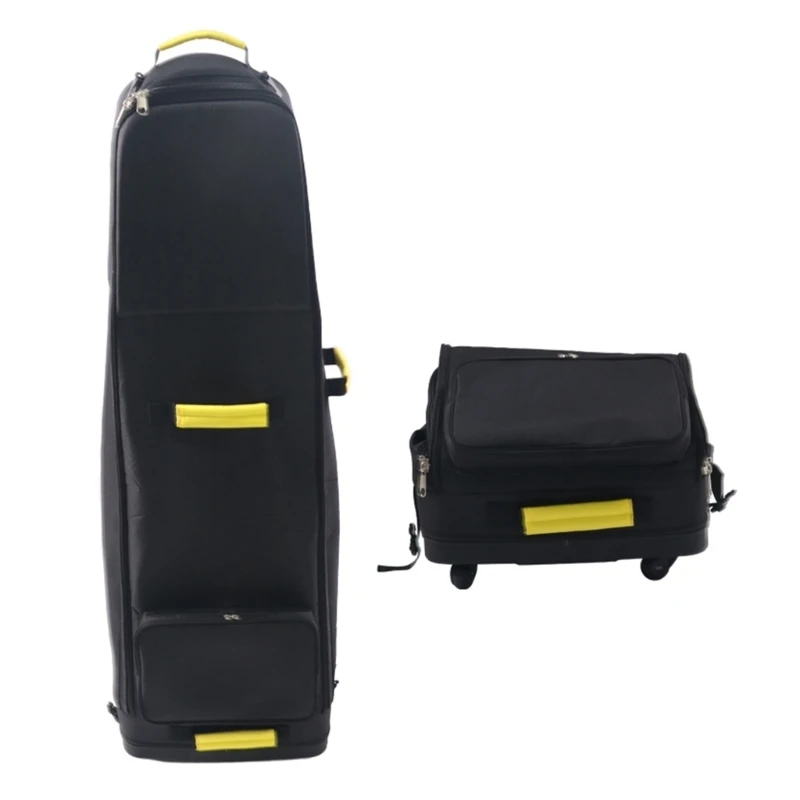 Golf Travel Bag for Air Travel, Padded Golf Club Travel Cover 55.1 x 16.5 x 15.7 in with Two-Way Zipper, Carry Handle and 69HD