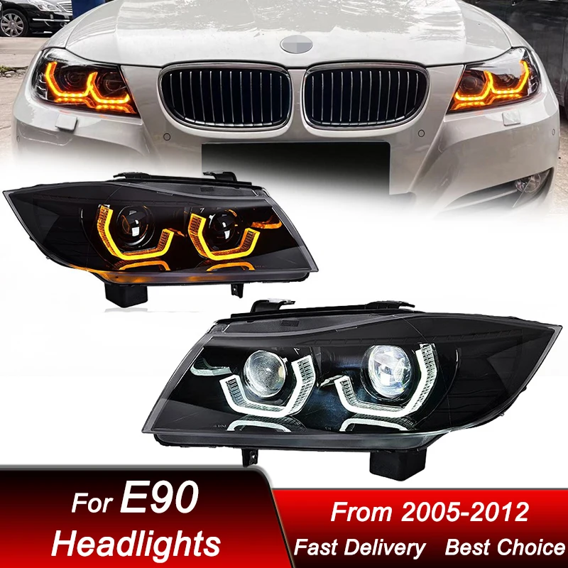 

Car Headlights For BMW 3 series E90 318 320 325i 2005-2012 new LED DRL Headlamp Assembly Upgrade Projector Lens Accessories Kit