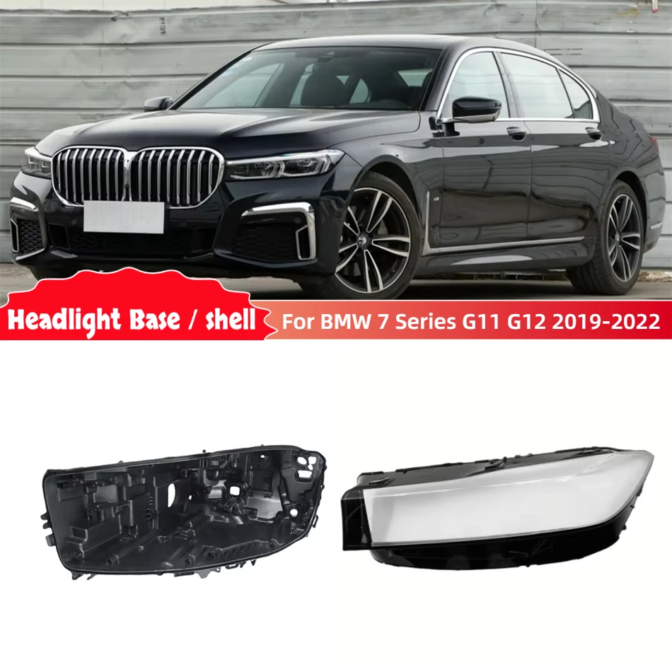 

For BMW 7 Series G11 G12 2019 2020 2021 2022 Accessories Cars Base Head Lamp Shell Lamp Holder Headlights Lamp Lens