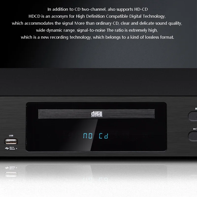 Cao Cấp Nghe Đĩa CD Âm Thanh Nhà HD HIFI Không Phá Hủy Audiophile Kỷ Lục Cầu Thủ Kỹ Thuật Số Sợi Đồng Trục Với amp Chức Năng