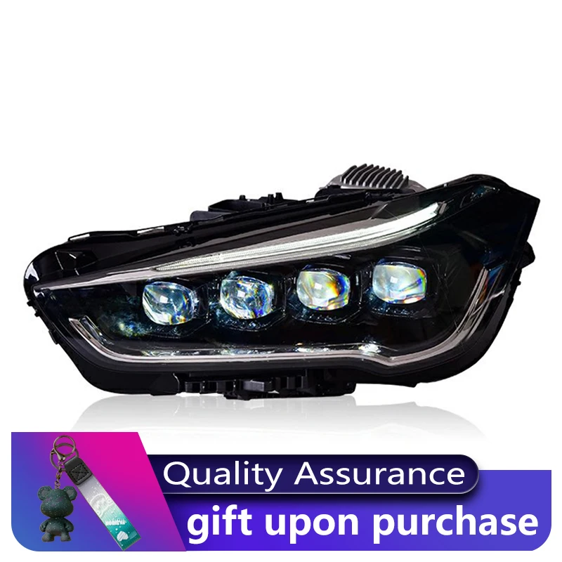 

Автомобильные аксессуары для BMW X1 F48 F49 2016-2019, передняя лампа DRL, фара указателя поворота, светодиодный проектор, 4 объектива, авто Vehiches