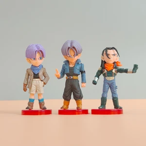 20 Stile Dragon Ball Z Super Saiyan Goku Anime Figur Spielzeug Mini Majin Buu Brooli Vegeta Manga Action PVC Model Dolls 10 Hauptverkäufe Goku x Vegeta - №6