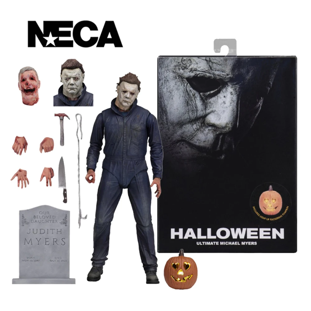 Figura de Acción a Escala de 7 Pulgadas de la Película Halloween 2018 de NECA - Muñeco Coleccionable Ultimate Michael Myers