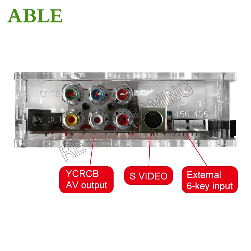 Supergun JAMMA CBOX dönüştürücü anakart SNK DB15 & USB Gamepad için 3.0 MD2 RGBS YCRCB AV çıkışı PCB Arcade için Jamma oyun kurulu