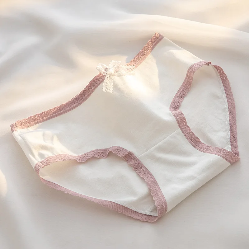 5 Teile/los Nette Liebe Baumwolle Höschen Für Frauen Unterwäsche Druck Panty Mädchen Slip Atmungsaktive Weiche Unterhose Weibliche Sexy Dessous – Detail 15