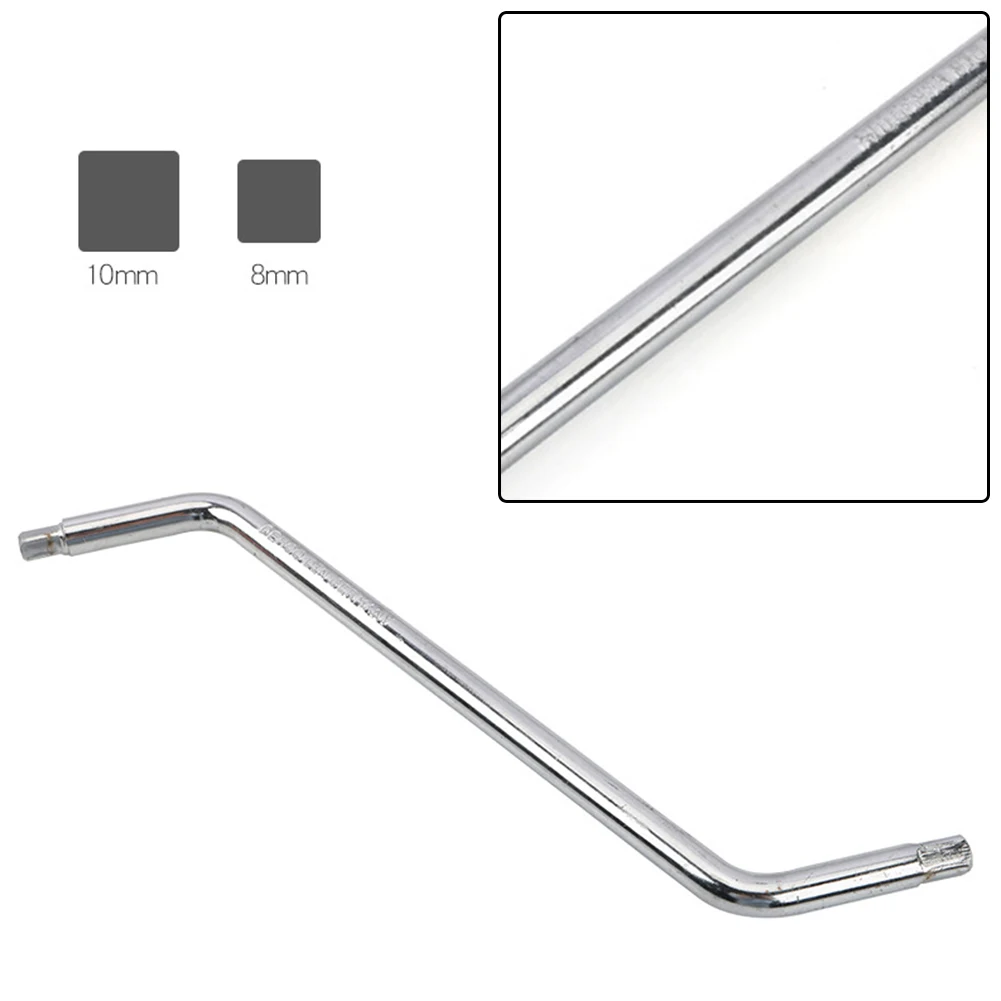 

Home Tools Workshop Equipment Hand Tools Hard Square Wrench Z-Type 1pc 295mm 45 # Steel For Square Screw Silver