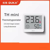 LCD Digital Clock Hygrothermograph Indoor Thermometer Hygrometer Home Office Desktop Table Monitor Temperature Humidity Meter