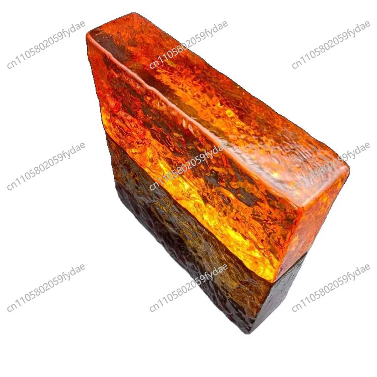 Color crystal glass brick, art living room ice pattern solid brick, interior decoration partition wall crystal brick
