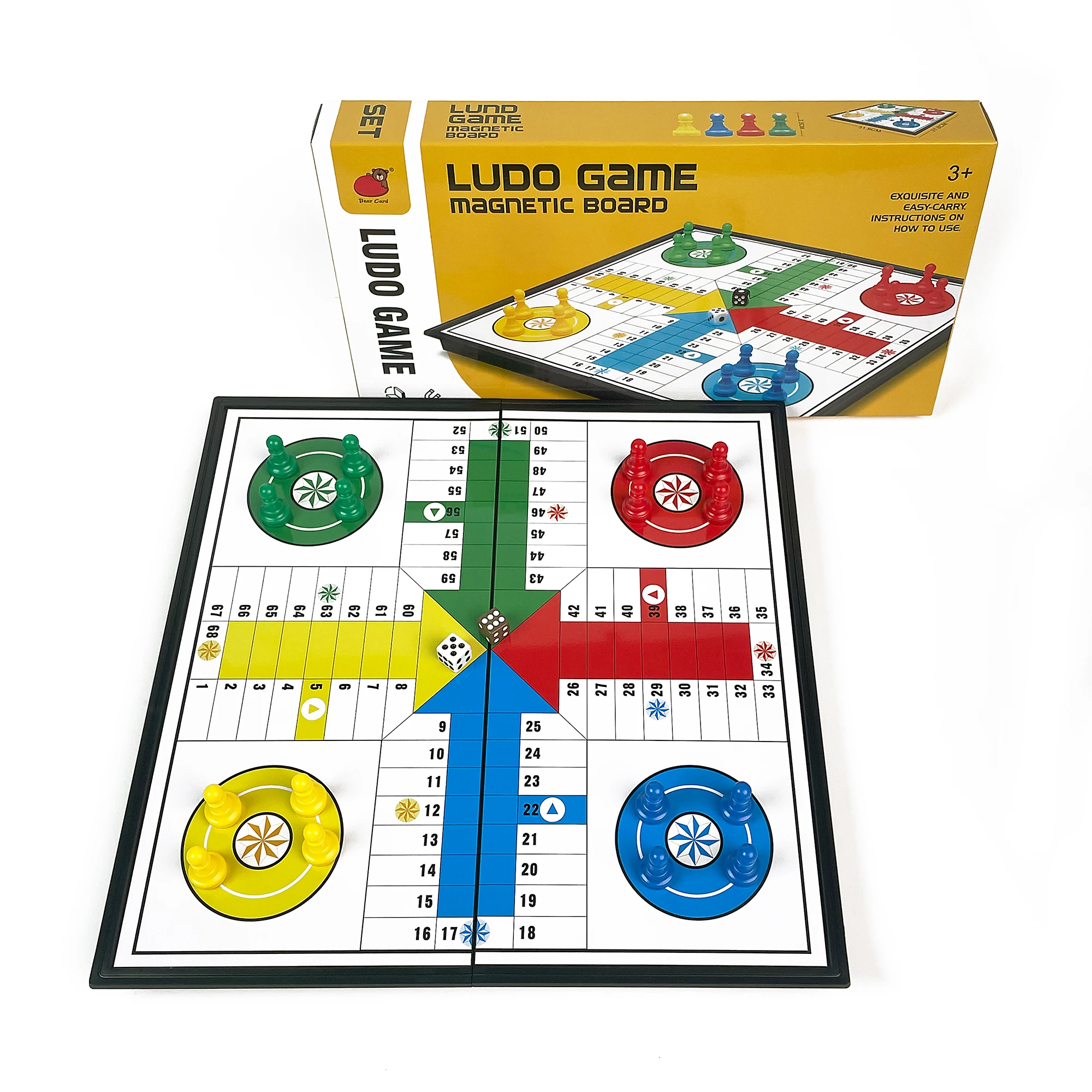 

Складная магнитная доска для игры в кости 31,8x31,8 см, портативная пластиковая настольная игра для путешествий, классическая семейная стратегическая игра для улицы