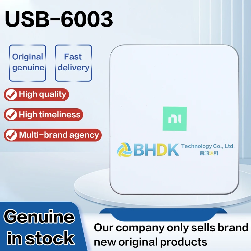 For NI USB-6003 New Revised Version NI USB DAQ 16Bit High Speed Data Acquisition Module Full Accessories Kit