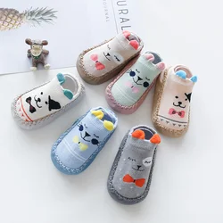 0-24M New born Toddler Shoes Infant Baby Socks With Rubber Soles Spring Autumn Children's Floor Shoes Anti Slip Soft Sole Sock