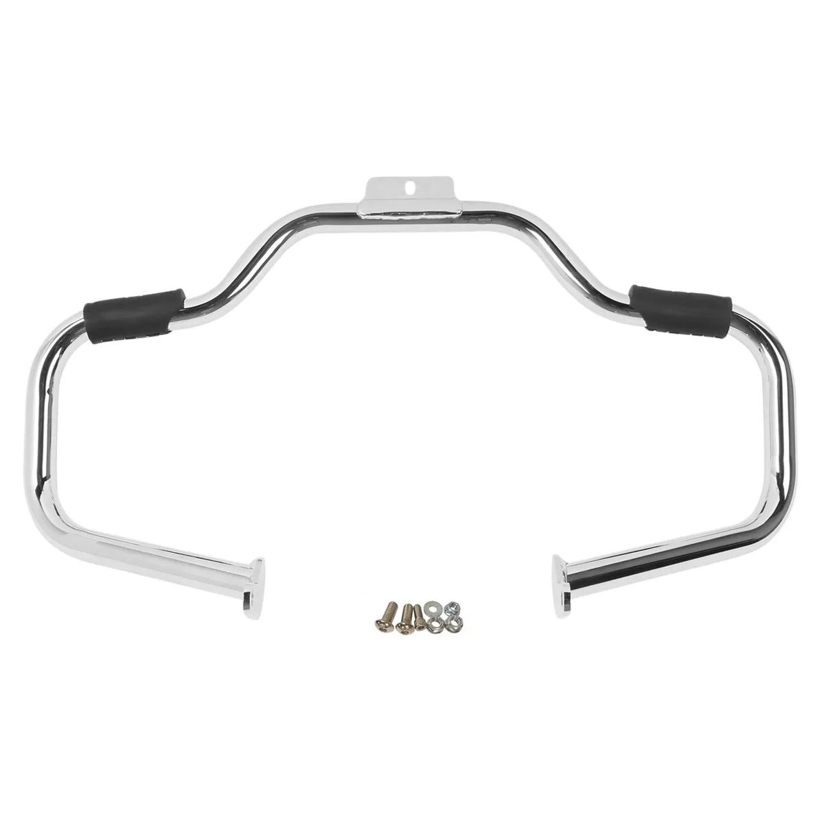 Chrome Motorcycle Engine Guard Crash Bar Compatible with Fatboy Heritage Softail 2000-2017