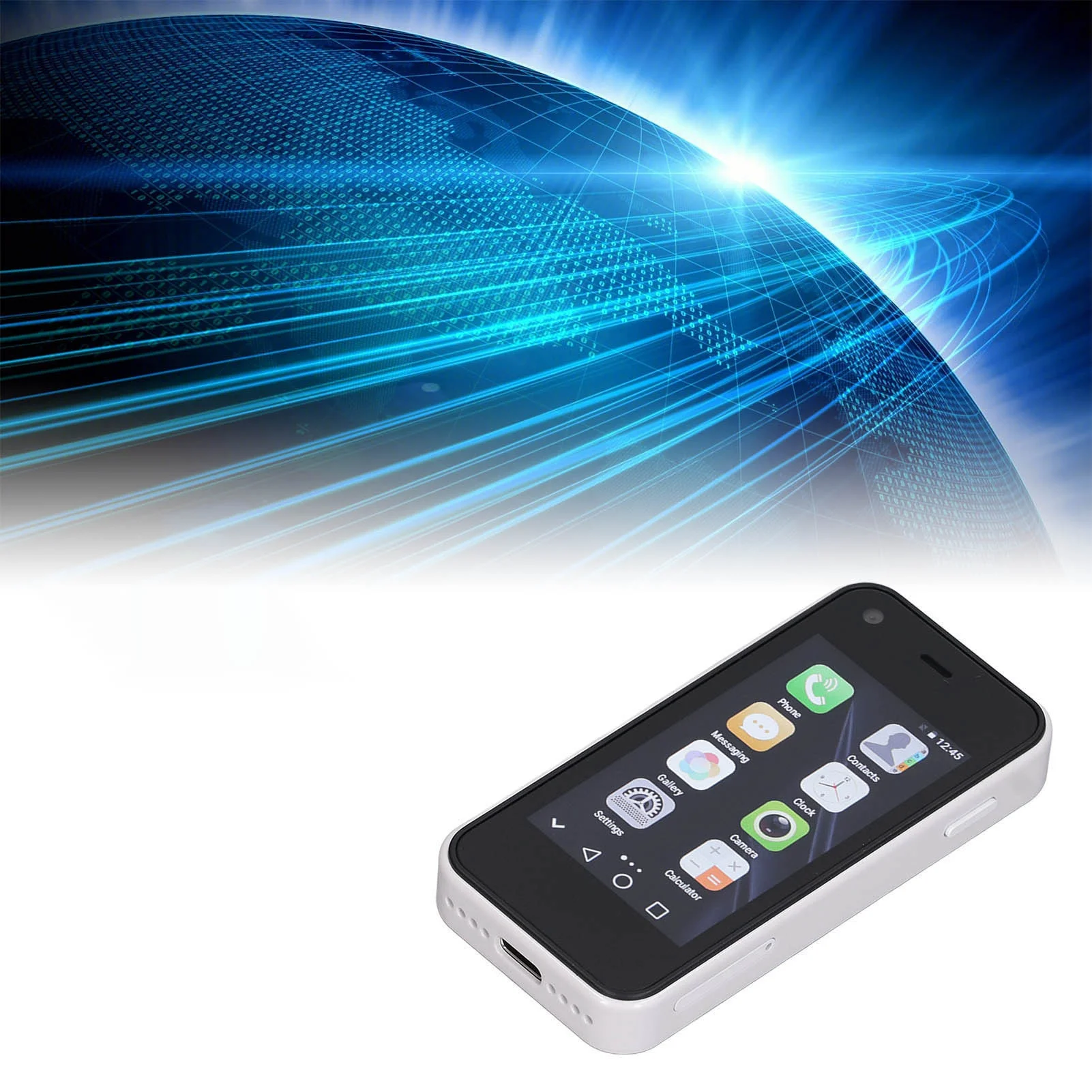 صفقة التخليص هاتف ذكي صغير رباعي النواة ثنائي الشريحة المدمج في بطارية ليثيوم 1580 مللي أمبير 16 جيجابايت ذاكرة داخلية هاتف محمول يعمل بنظام أندرويد