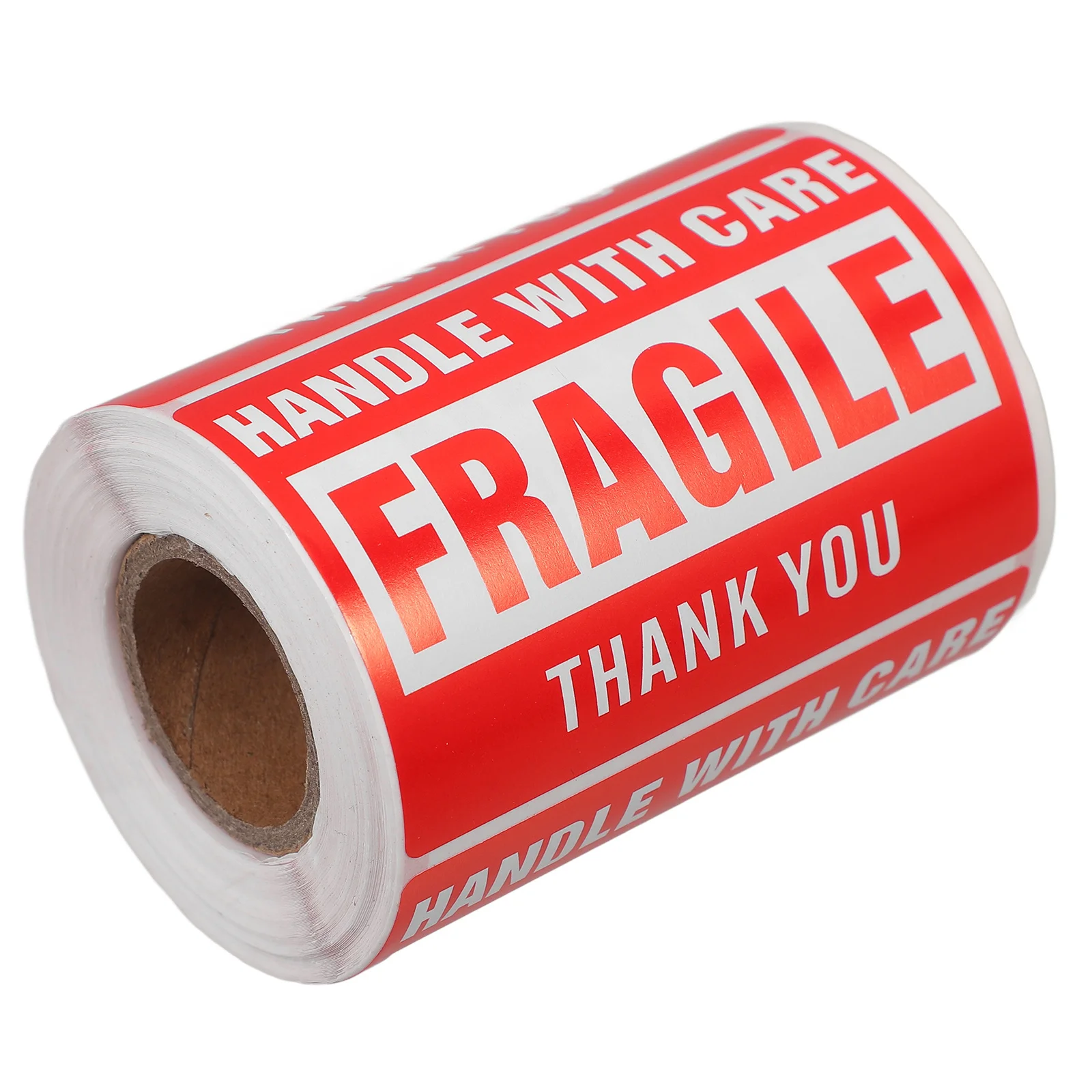 

1 Roll Fragile Shipping Warning Stickers Self-Adhesive Packing Labels Strong Adhesion Suitable for Boxes Pallets Paper