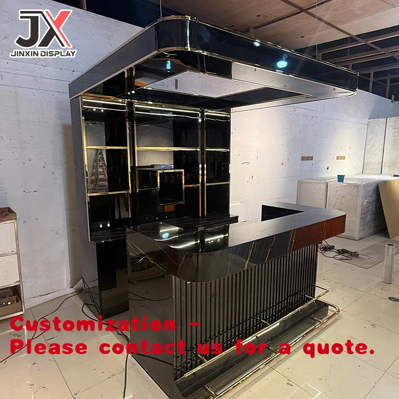 

custom.Modern Mall Restaurant Decoration Design Customized Coffee Shop showcase Cafe Display Cabinets Store Furniture Clubs Bar