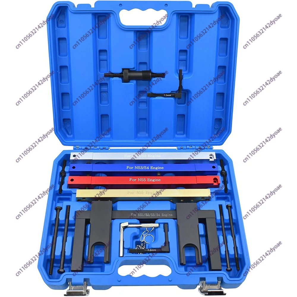 

Набор инструментов для фиксации и выравнивания распредвалов Vanos для двигателей BMW 2.5, 3.0 N51, N52, N53, N54, N55, S55