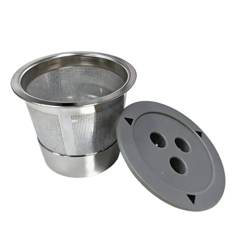 Immagine 3: Tazze K riutilizzabili in acciaio inossidabile per macchina Ninja CFP201 CFP301 Dualbrew Pro, cialde di caffè riutilizzabili-A36R