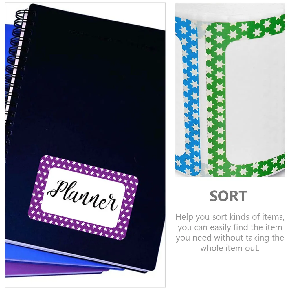 

Blank Self Label Stickers Colorful Name Tags Colorful Name Tag Labels Sorting Badge Tabs Sign Stickers Folder Labels
